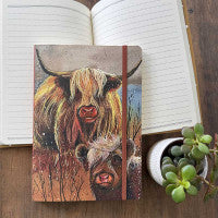Alex Clark Highland Cows Large Notebook*