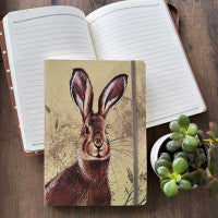 Alex Clark Brown Hare Large Notebook*