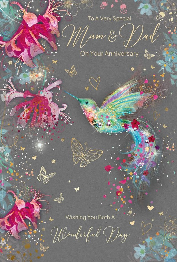 Cherry Orchard Mum & Dad Anniversary Card*