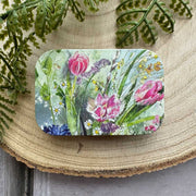 Alex Clark Spring Flowers Small Sliding Tin*