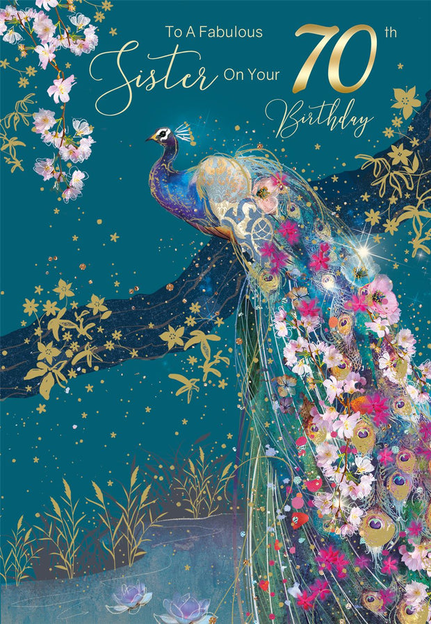 Cherry Orchard Sister 70th Birthday Card*