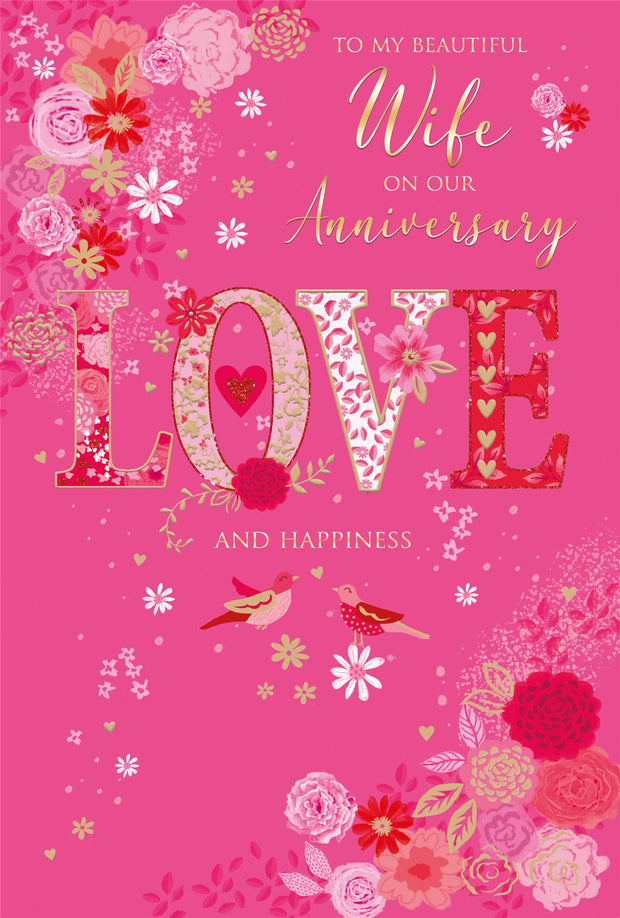 Cherry Orchard Wife Anniversary Card*