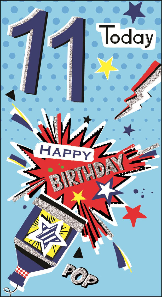 Jonny Javelin 11th Birthday Card*