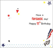 Jonny Javelin 11th Birthday Card*