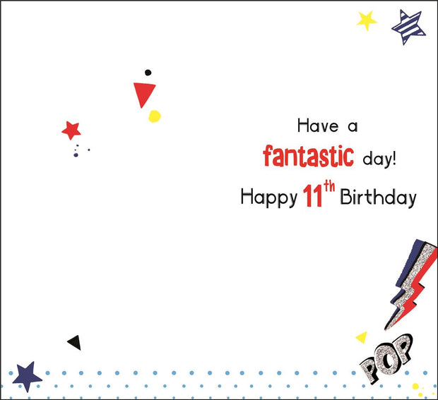 Jonny Javelin 11th Birthday Card*