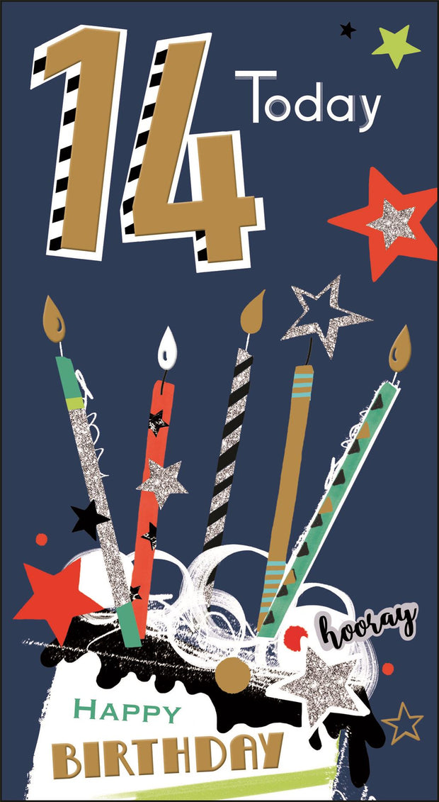Jonny Javelin 14th Birthday Card*