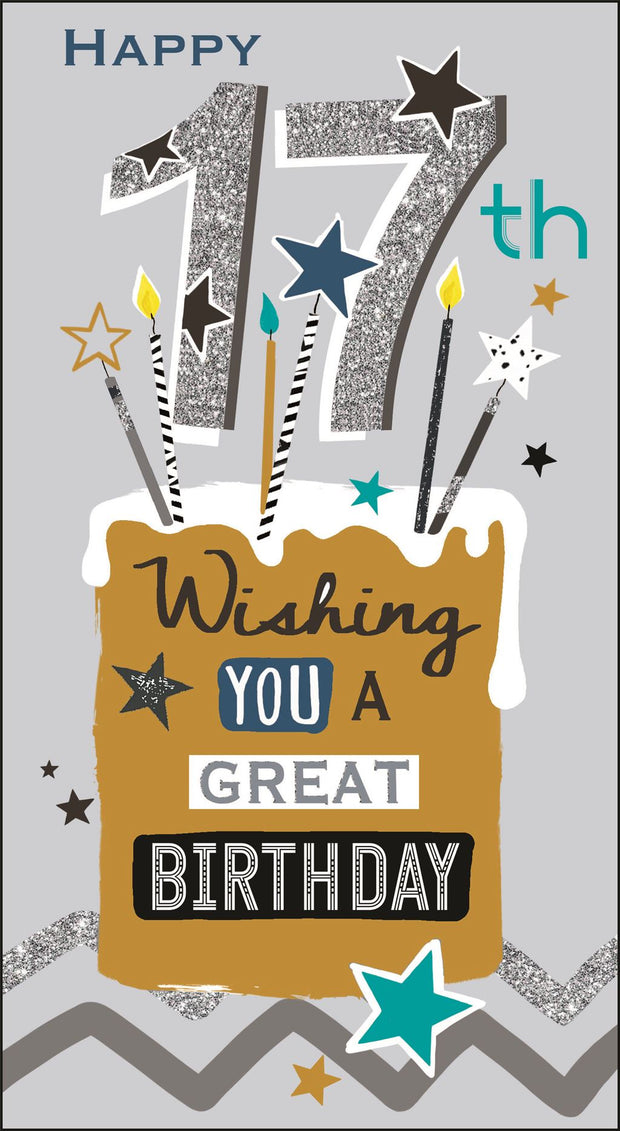 Jonny Javelin 17th Birthday Card*
