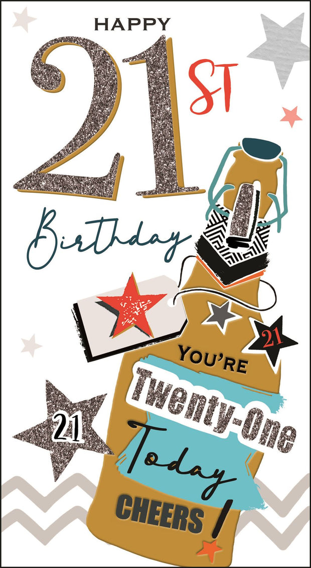 Jonny Javelin 21st Birthday Card*