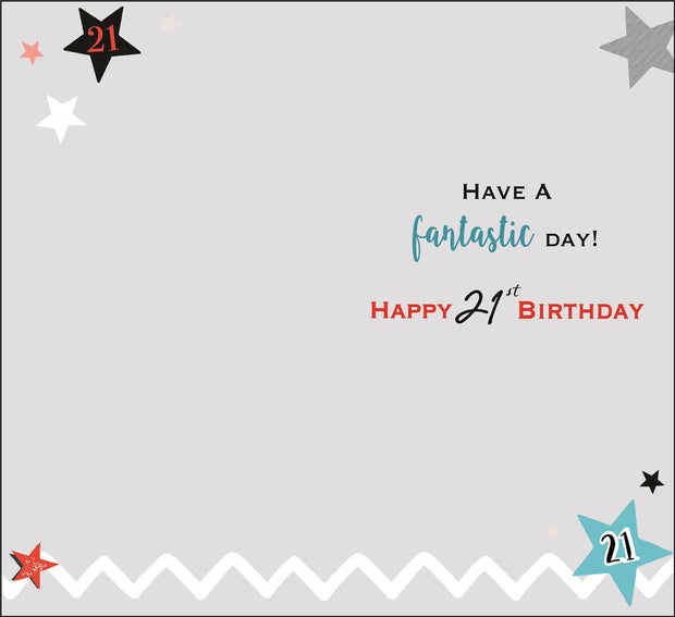 Jonny Javelin 21st Birthday Card*