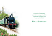 ICG Steam Train Birthday Card*