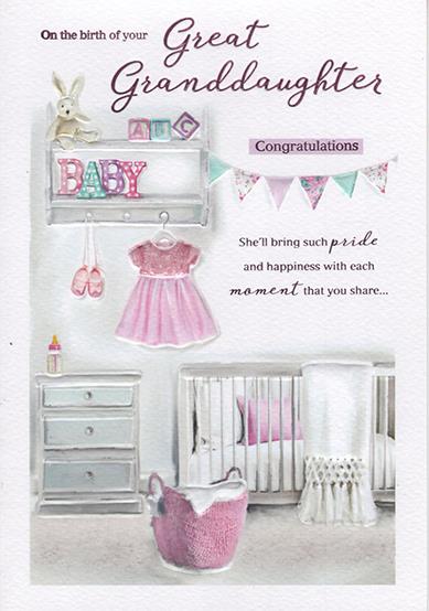 ICG Birth of Your Great Granddaughter Card