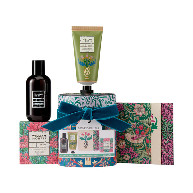 Heathcote & Ivory William Morris Sunflower Swan Bathing Gift Set