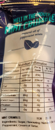 Buchanans bag of Melt In the Mouth Mint Crumbles 140g