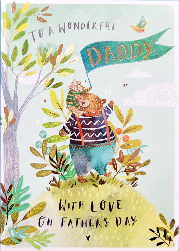 Ling Design Daddy Father's Day Card**