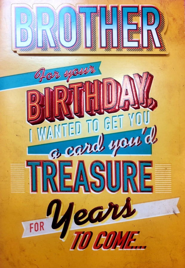 Hallmark Brother Birthday Card*