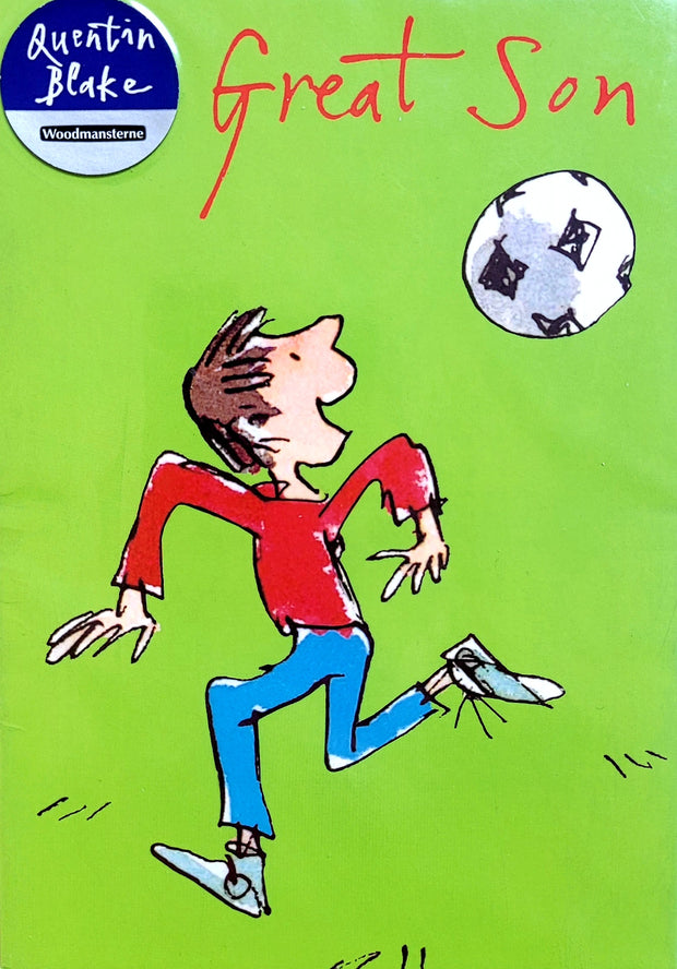 Quentin Blake Son Football Birthday Card*