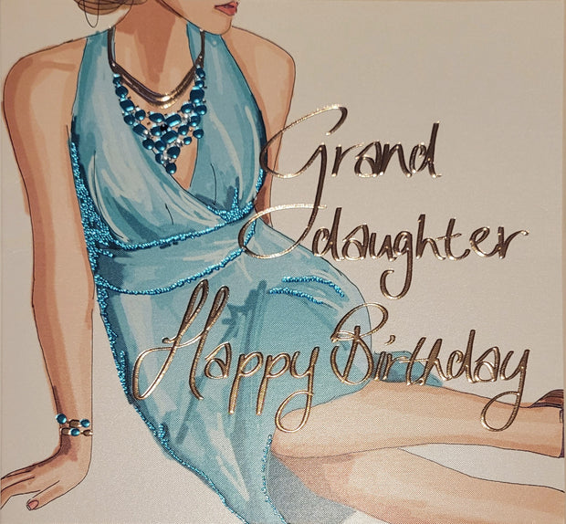 A Made Hand Granddaughter Birthday Card*