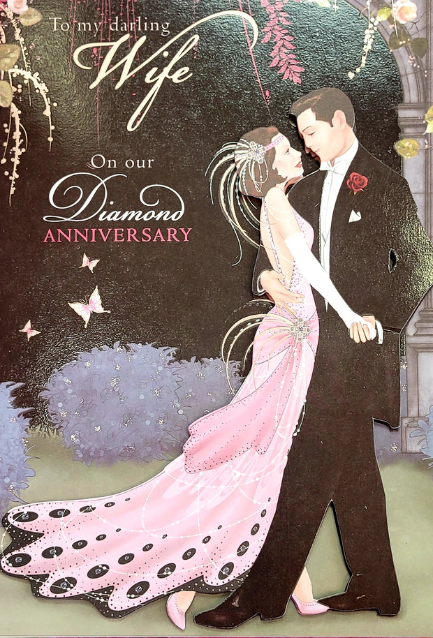 Noel Tatt Wife Diamond Anniversary Card*