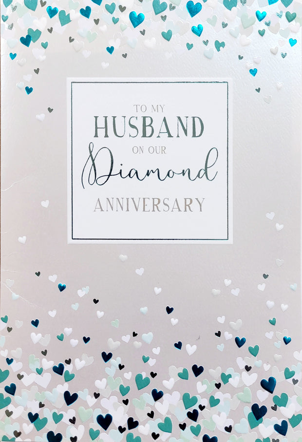 Noel Tatt Husband Diamond Anniversary Card*