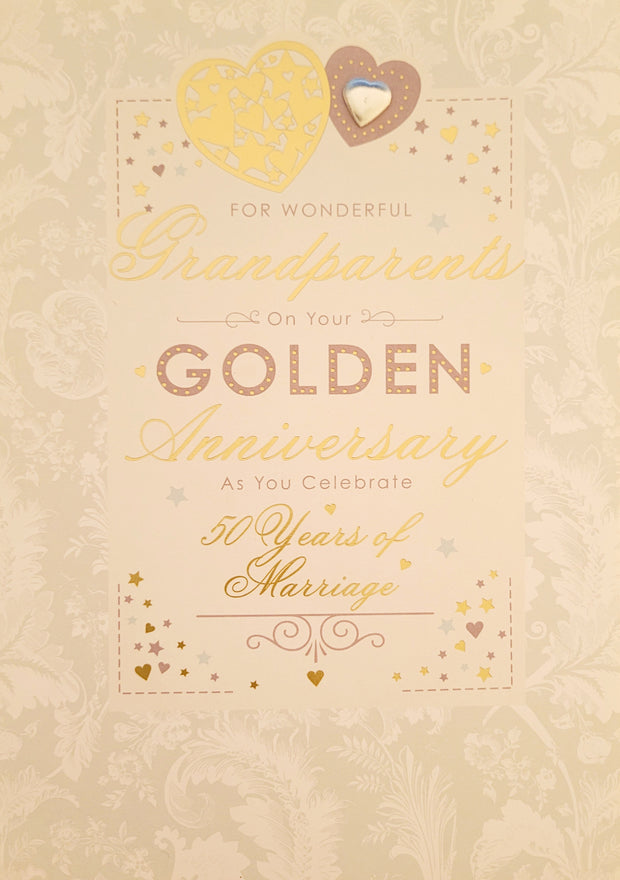 Hallmark Grandparents Golden Anniversary Card*