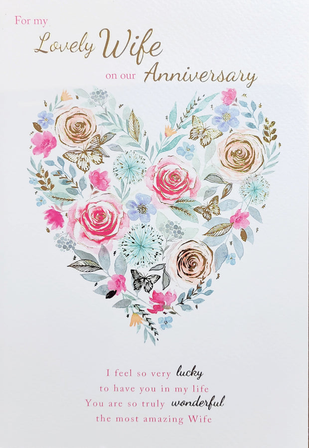 Noel Tatt Wife Anniversary Card*