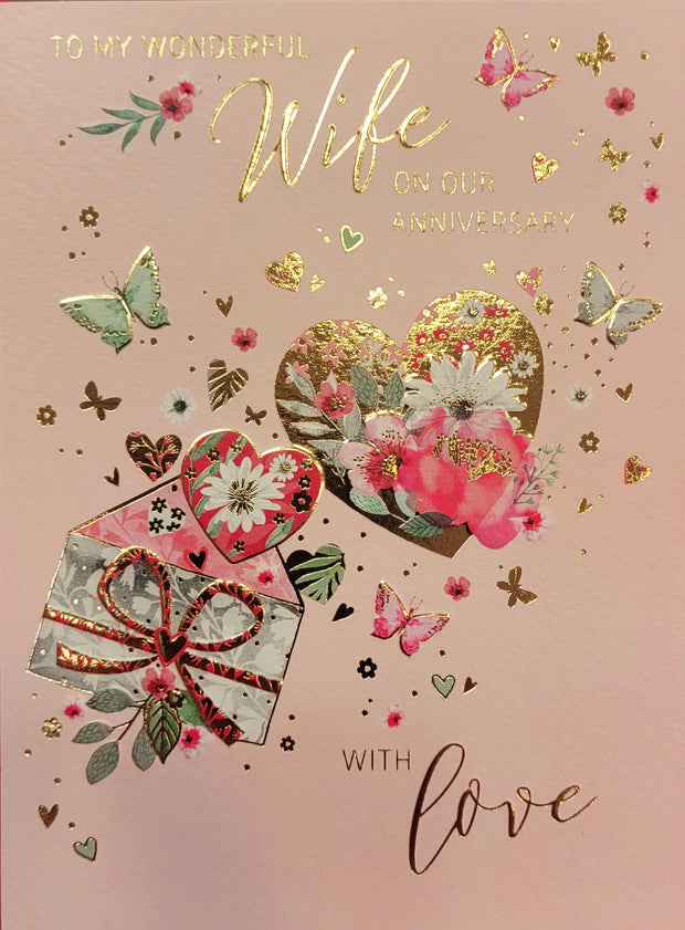 Noel Tatt Wife Anniversary Card*