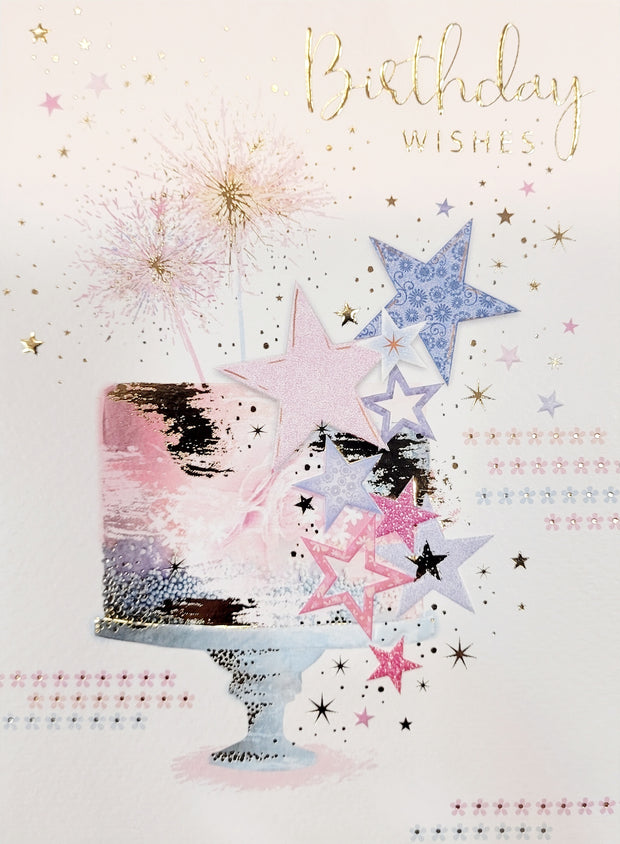 Noel Tatt Birthday Cake Birthday Card*