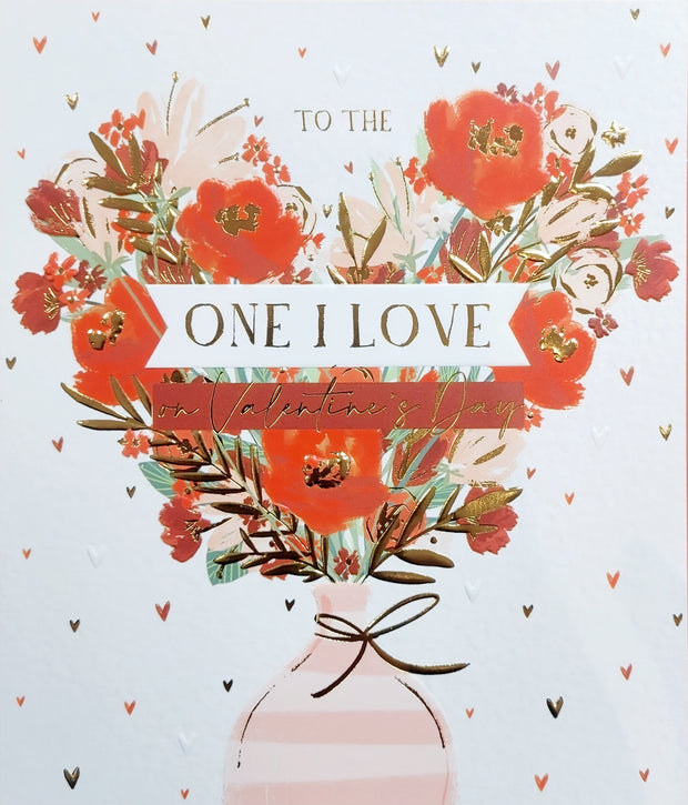 Ling Design One I Love Valentine's Day Card