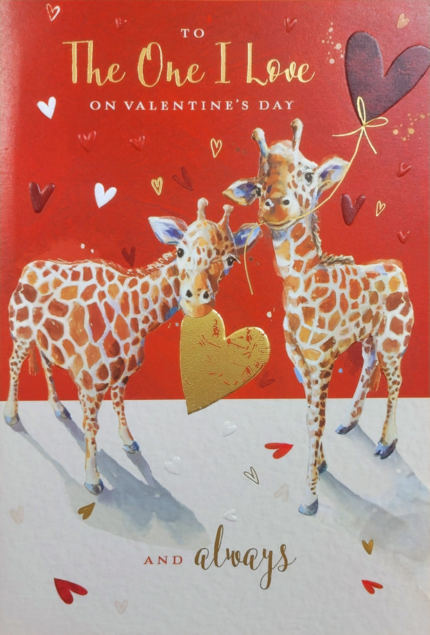 Ling Design One I Love Valentine's Day Card