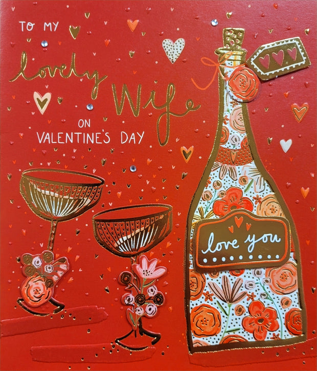 Ling Design Wife Valentine's Day Card