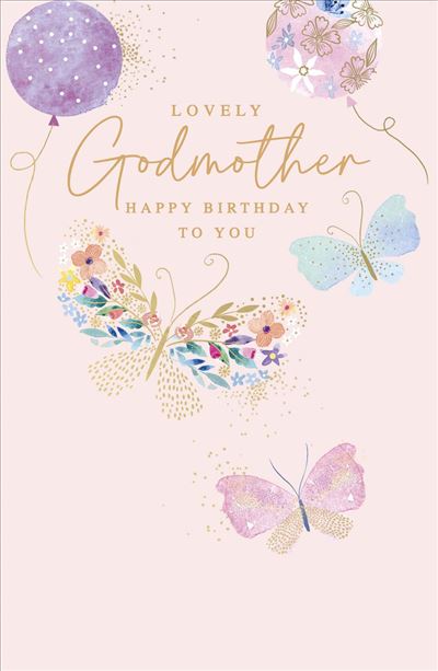 Gibson Godmother Birthday Card