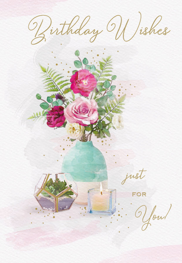 ICG Floral Birthday Card*