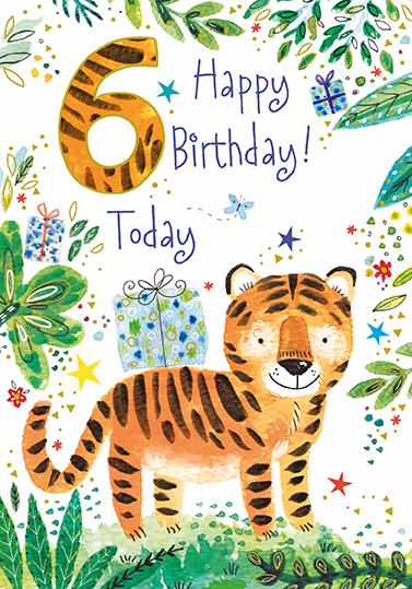 Nigel Quiney 6th Birthday Card*