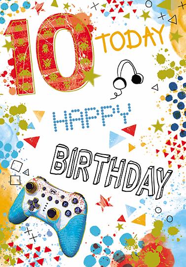 Nigel Quiney 10th Birthday Card*