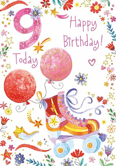 Nigel Quiney 9th Birthday Card*