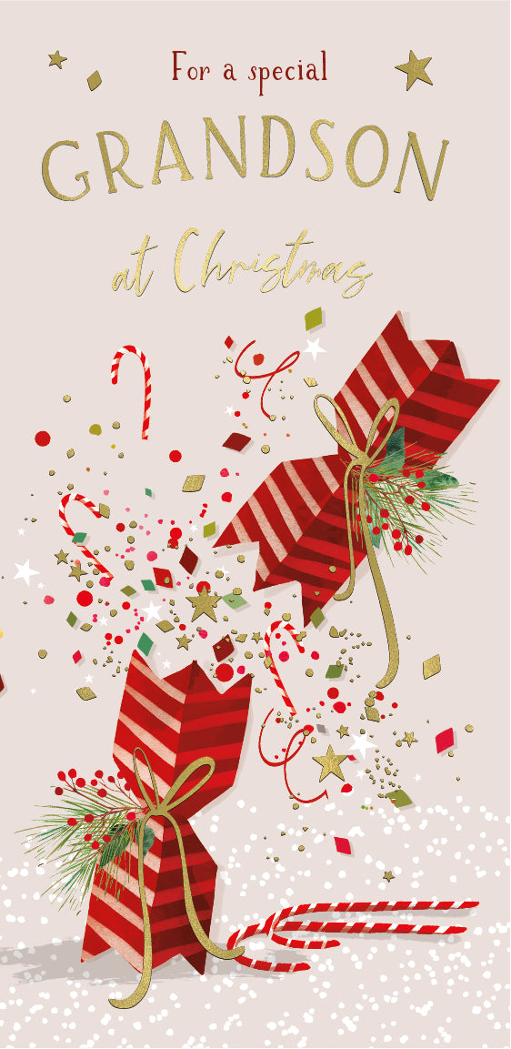 ICG Grandson Money Wallet Christmas Card**