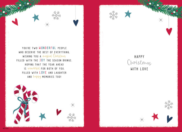 ICG Son & Daughter in Law Christmas Card**