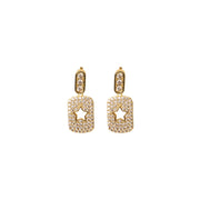 Zelly Open Star Drop Earrings**