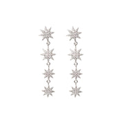 Zelly Multi Drop Star Drop Earrings**