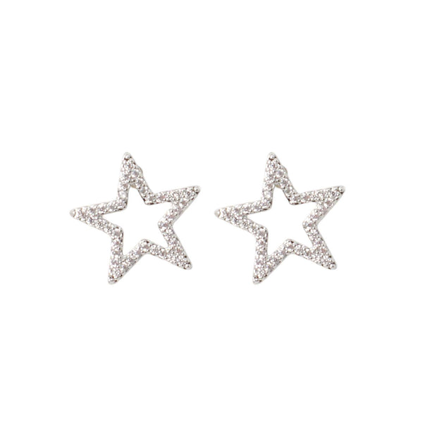 Zelly Open Star Earrings**