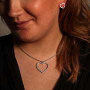 Zelly Open Heart Earrings**