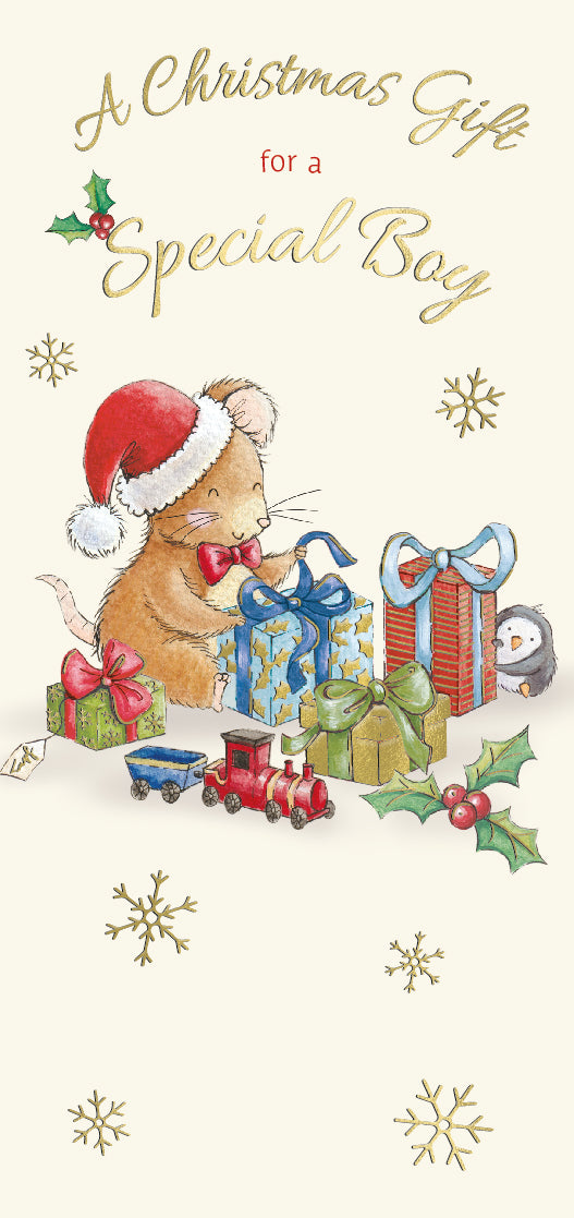 ICG Special Boy Money Wallet Christmas Card**