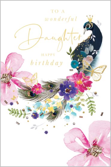 Abacus Daughter Birthday Card *