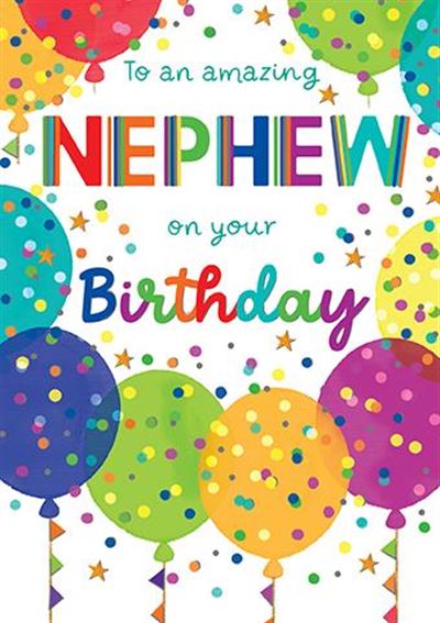 Paper Rose Nephew Birthday Card*