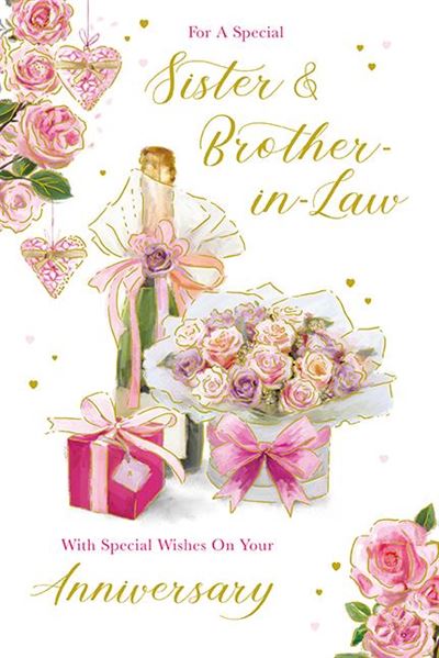 Paper Rose Sister and Brother in Law Anniversary Card*