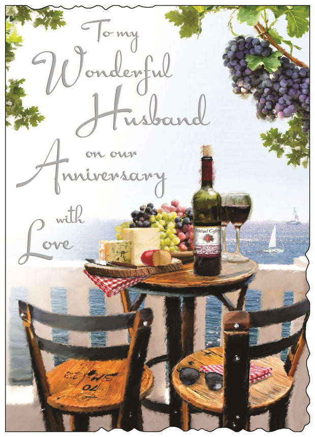 Jonny Javelin Husband On Our Anniversary Card *
