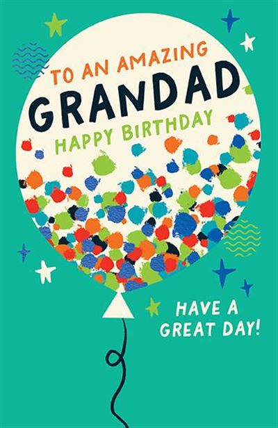 Paper Rose Grandad Birthday Card*