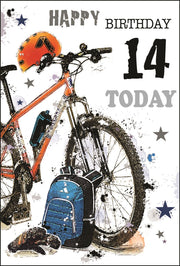 Jonny Javelin 14th Birthday Card*