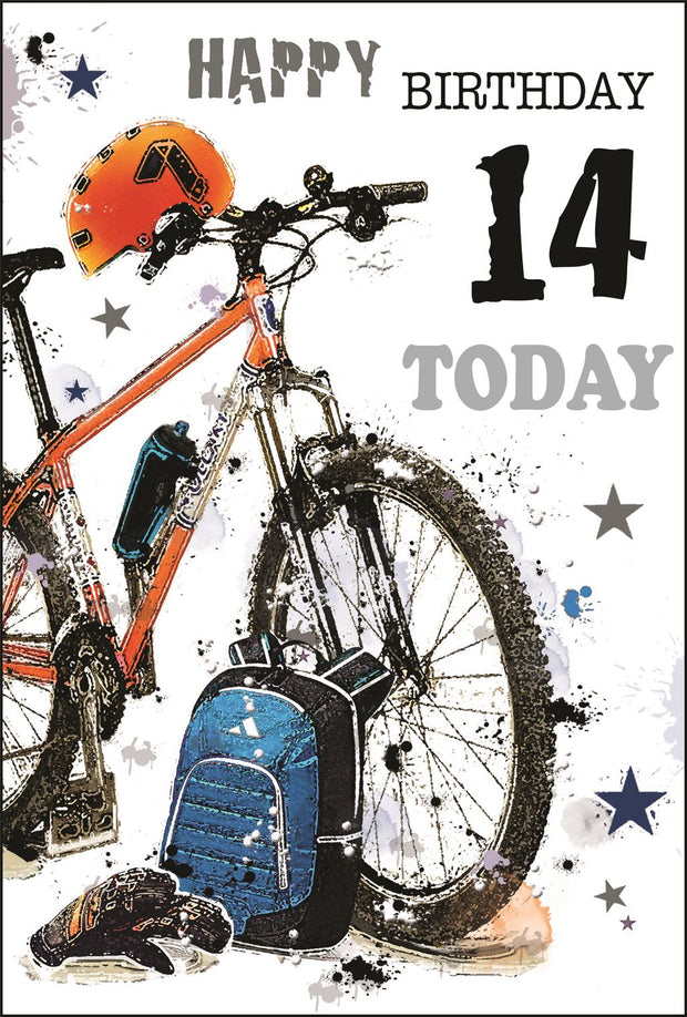 Jonny Javelin 14th Birthday Card*