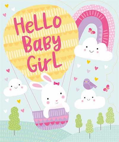 Paper Rose Baby Girl Card*